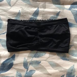 Love culture Black Bandeau Bra